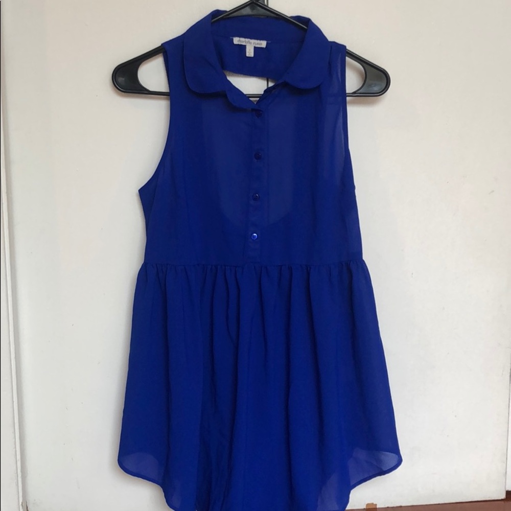 Royal blue dress